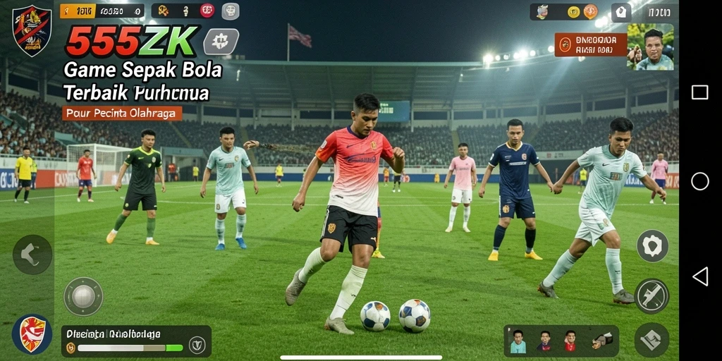 Tampilan gameplay 555ZK yang penuh aksi dan adrenalina.