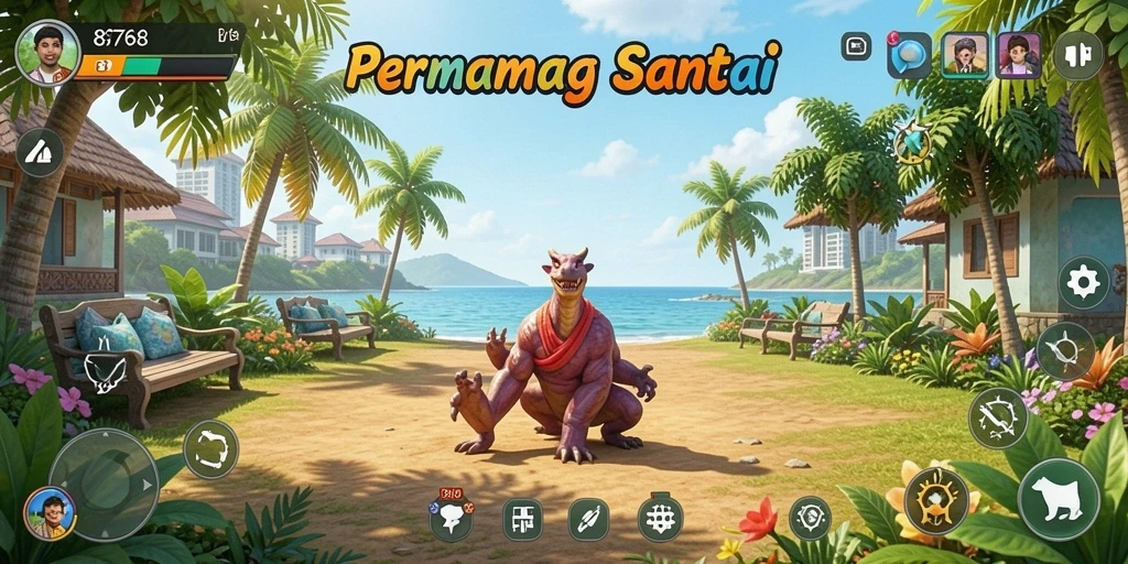 Screenshot permainan 8768 menampilkan gameplay yang seru dan menarik.