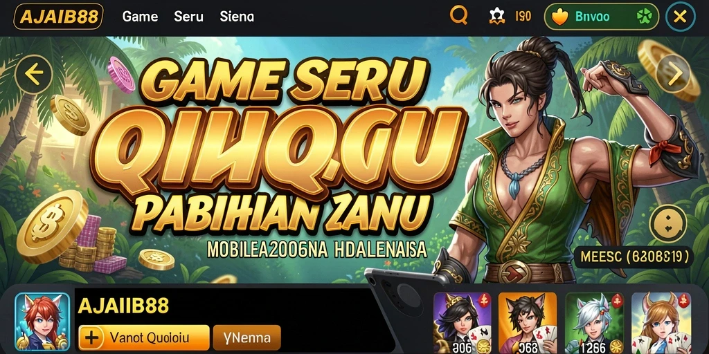 Tampilan atraktif gameplay QiuQiu di AJAIB88.