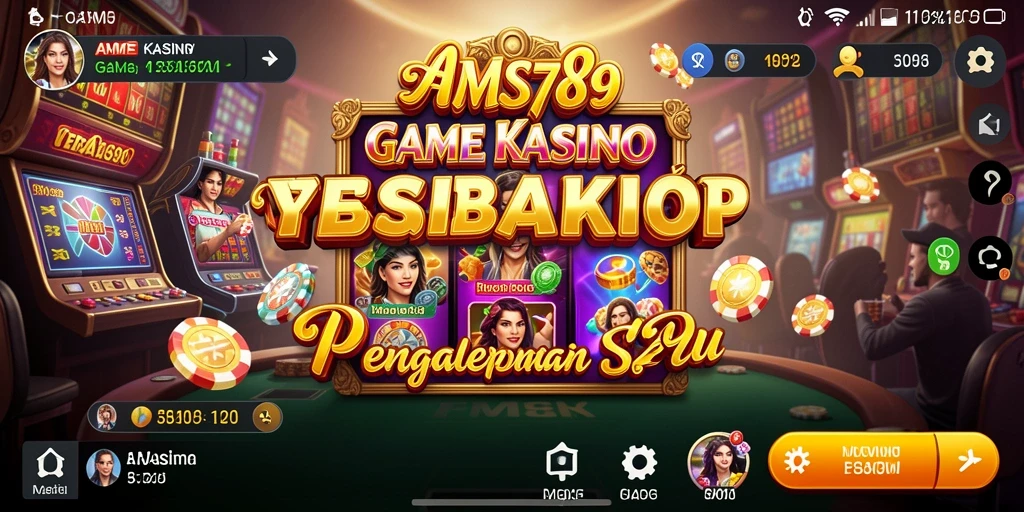Tampilan gameplay seru dan menarik dari AMS789.