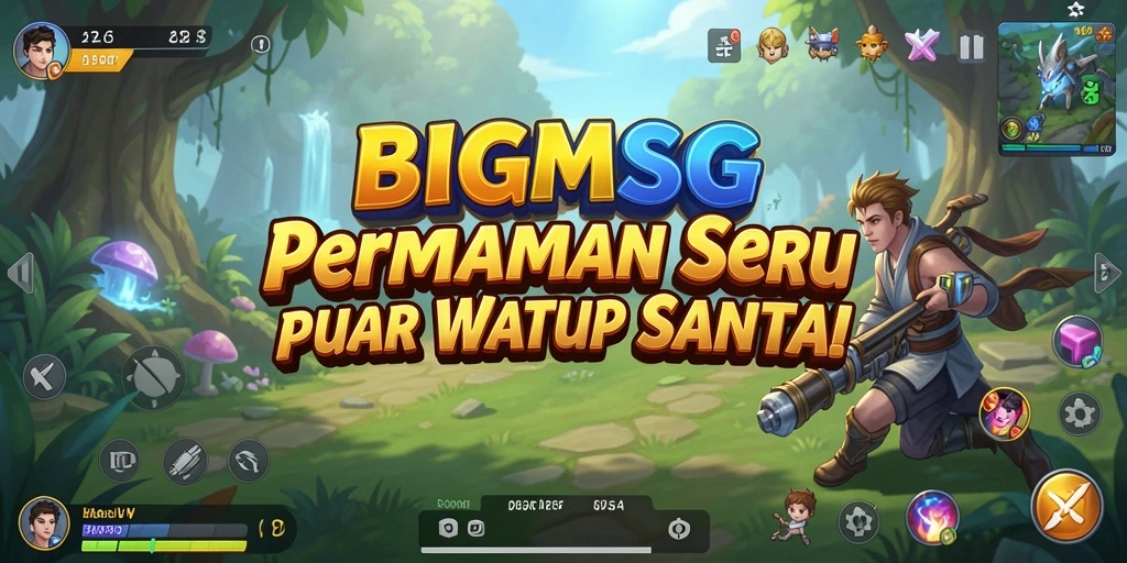 Tampilan gameplay BIGMSG yang seru dan menarik.