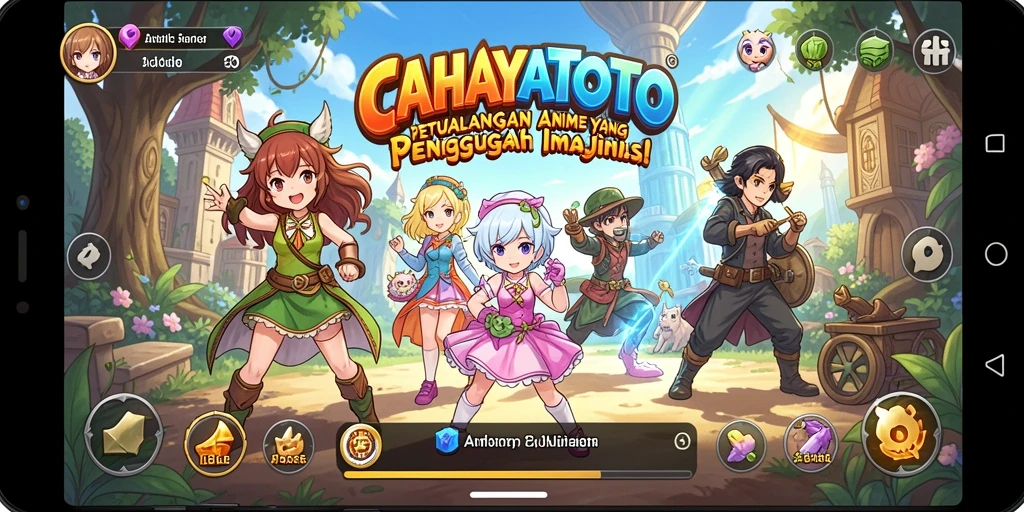 Tampilan screenshot gameplay CAHAYATOTO yang menarik dan dinamis.