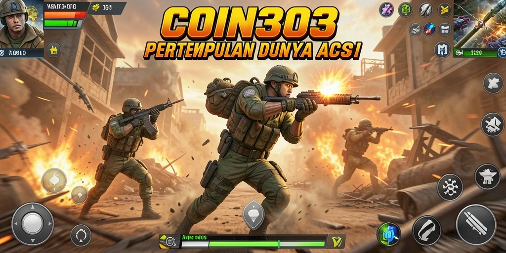 Gameplay seru dalam pertempuran di COIN303.