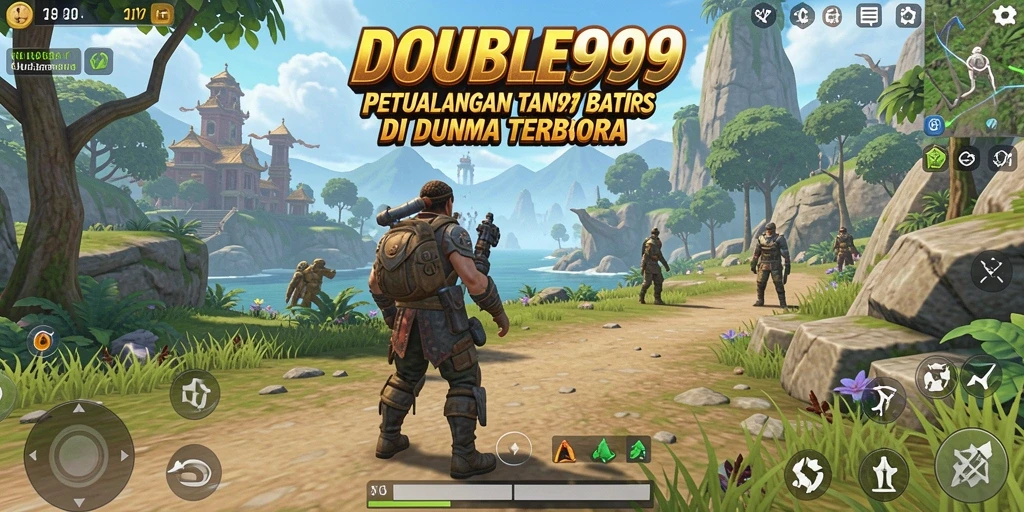Tampilan gameplay yang menakjubkan di dunia terbuka DOUBLE999.