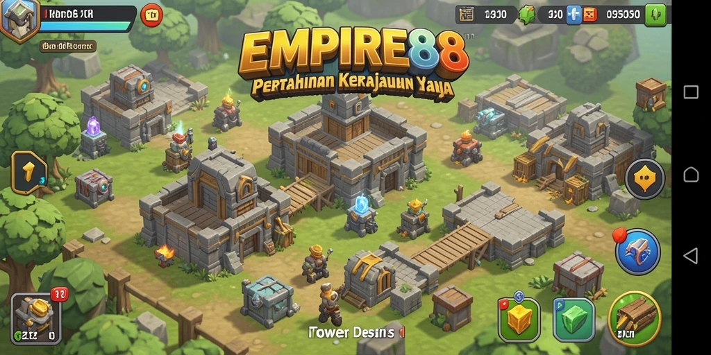 Tampak seru aksi pertahanan menara di EMPIRE88.