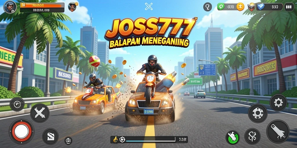 Screenshot menampilkan balapan seru di jalan raya dengan grafik memukau.