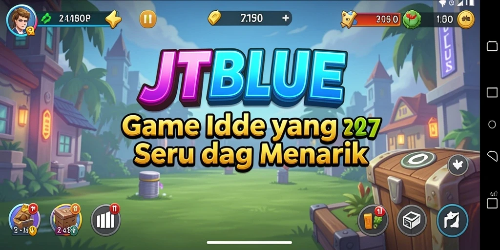Screenshot JTBLUE menampilkan gameplay yang seru dalam sistem Idle.