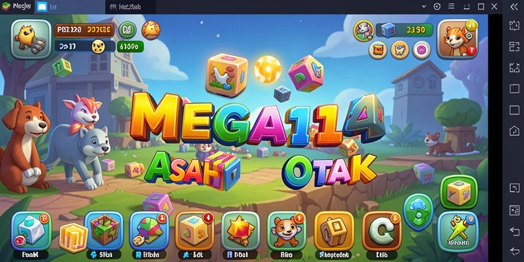 Gameplay MEGA111 yang menantang dan seru dalam permainan Puzzle.