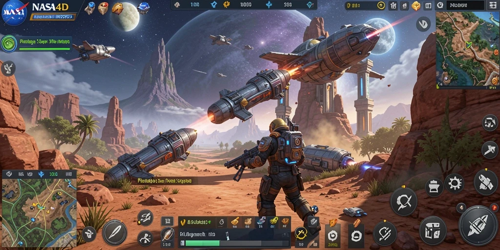 Gameplay MMORPG yang menarik dan seru di NASA4D.