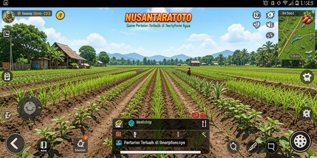 Tampilan menarik gameplay pertanian NUSANTARATOTO.