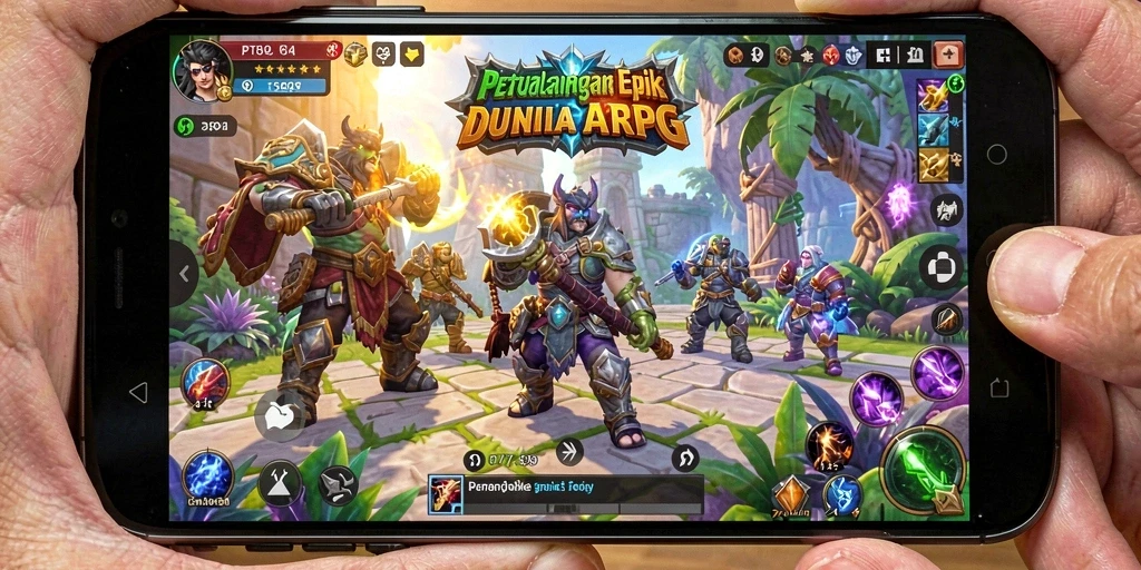 Screenshot gameplay dari PT89, menampilkan pertarungan epik dan grafis yang menawan.