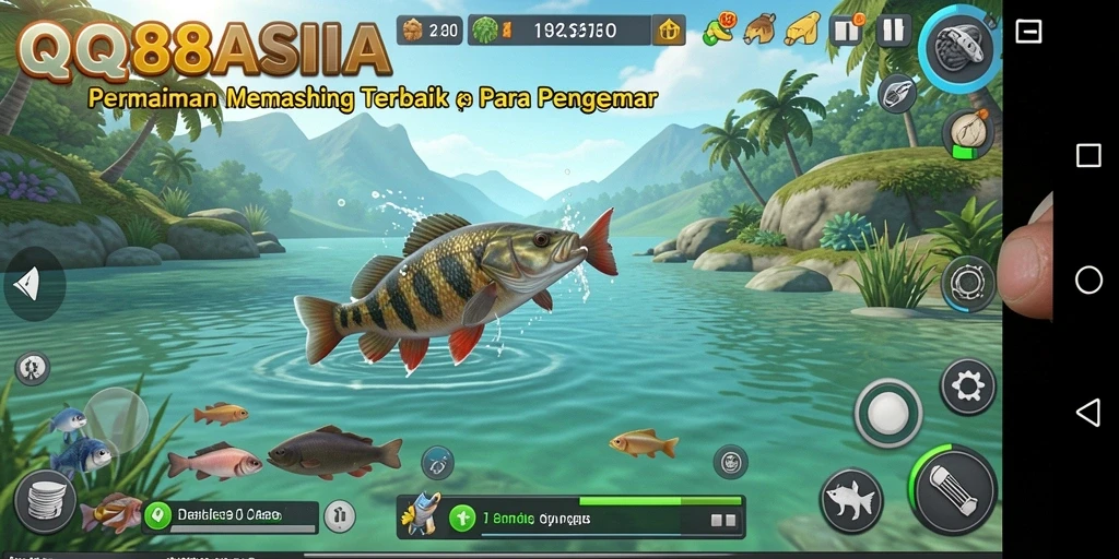 Gameplay memancing yang mendebarkan dan penuh warna.