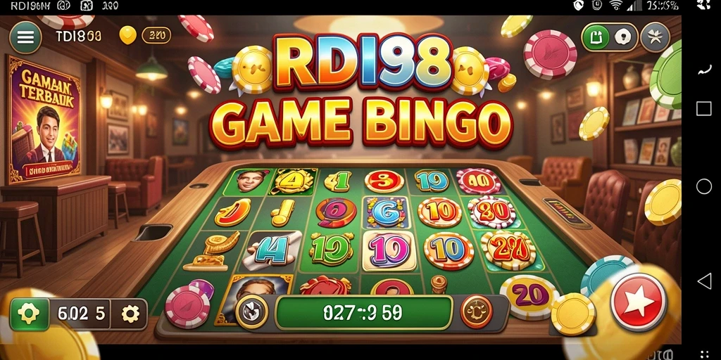 Tampilan gameplay Bingo yang seru dan interaktif di RDI88.