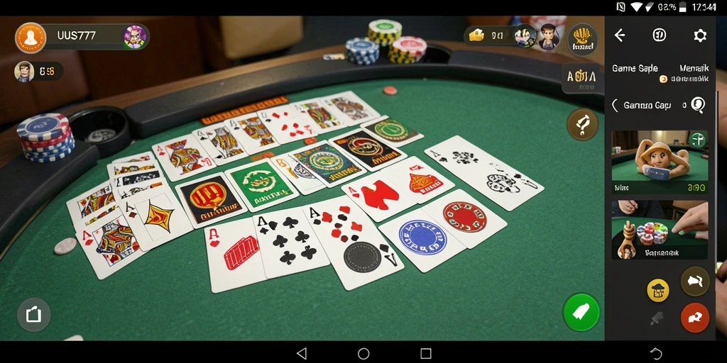 Tampilan gameplay Gaple yang seru dan interaktif dari UUS777.