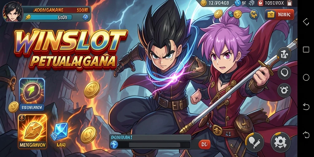 Tampilan gameplay anime yang menawan dan dinamis di WINSLOT.