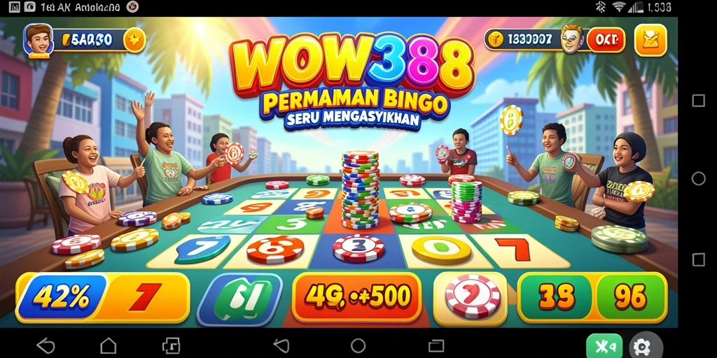 Tangkapan layar WOW388 menampilkan gameplay Bingo yang mendebarkan.